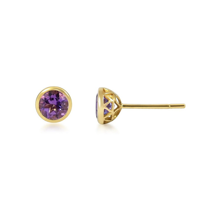 Petits Boutons D'Or - Amethyst