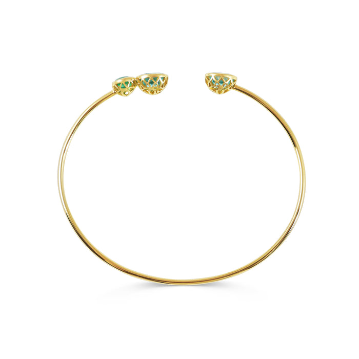 Bracelet Inséparable - Apatites & Emerald