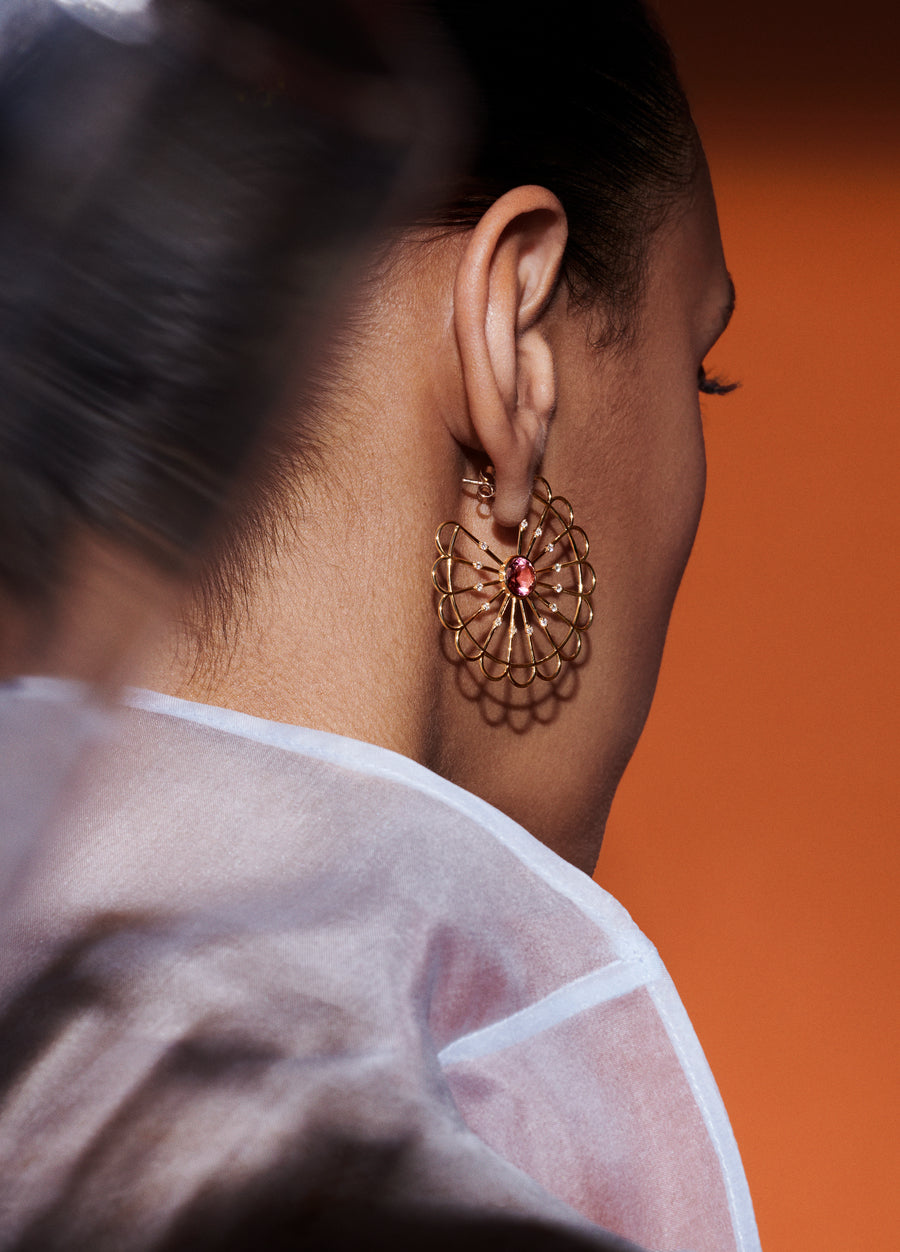 Gaia - Pink Tourmaline & Diamonds