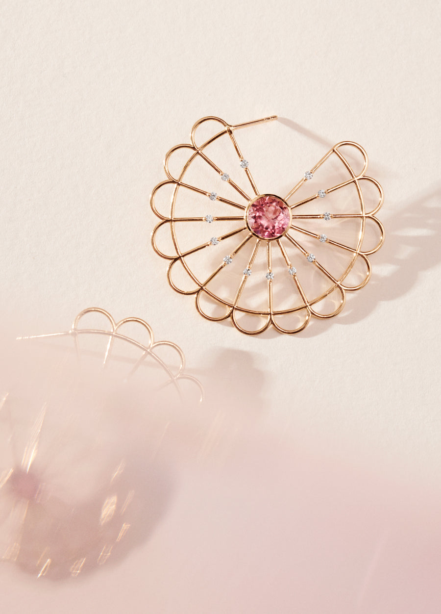 Gaia - Pink Tourmaline & Diamonds