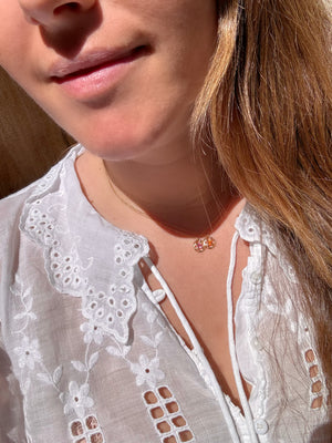 Primavera necklace - Pink Sapphire