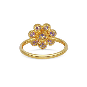 Paquerette - Tanzanite & Amethyst