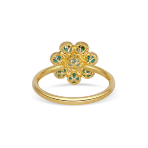 Paquerette - Aquamarine & Emeralds