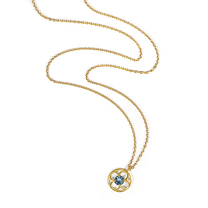 Primavera necklace - Aquamarine