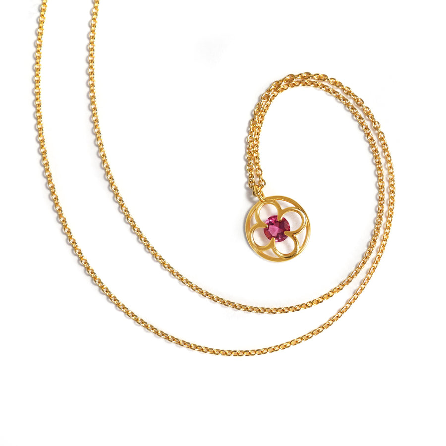 Primavera necklace - Pink Sapphire