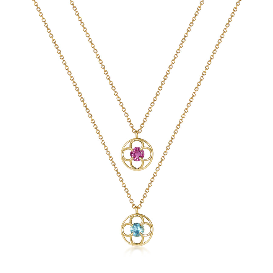 Primavera necklace - Aquamarine