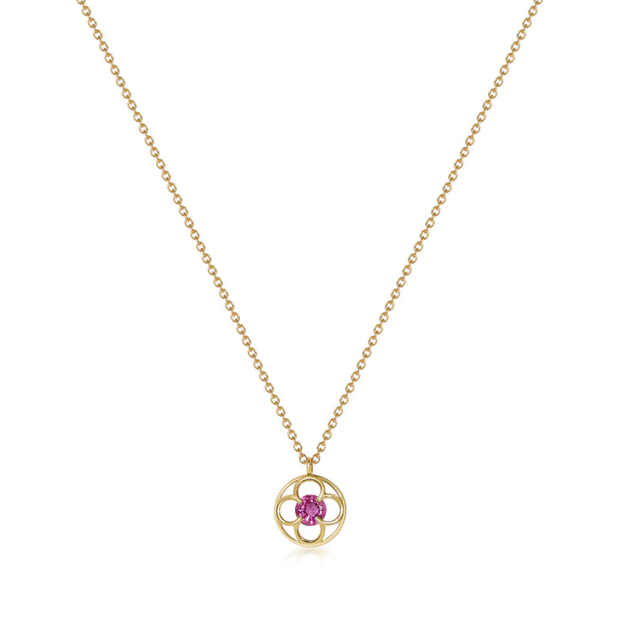 Primavera necklace - Pink Sapphire