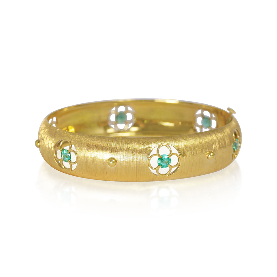 Primavera cuff - Emerald