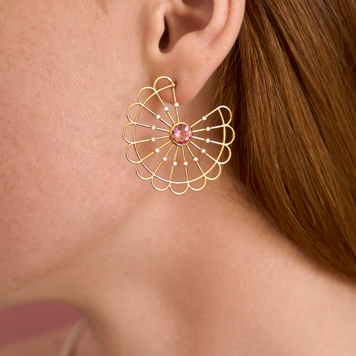 Gaia - Pink Tourmaline & Diamonds