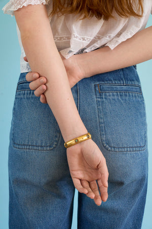 Primavera cuff - Emerald