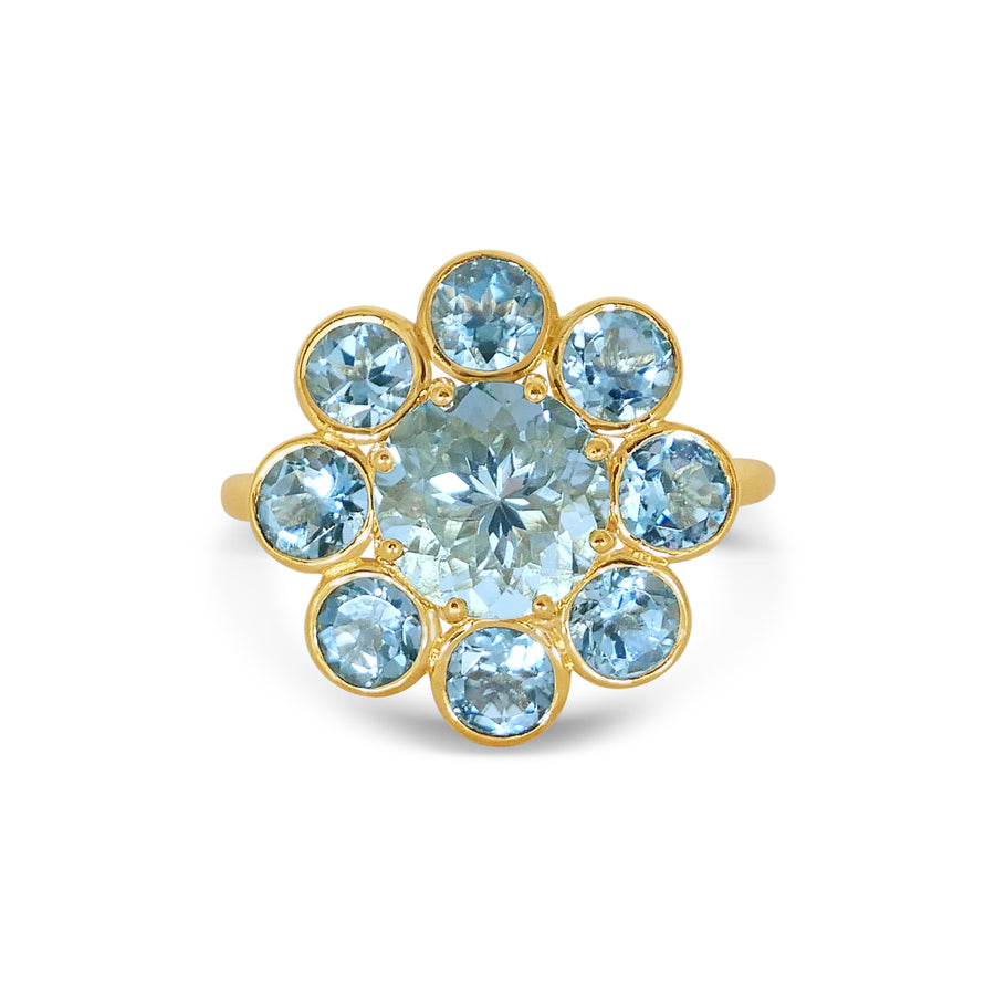 Mega-Marguerite - Aquamarine