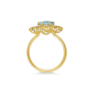 Mega-Marguerite - Aquamarine