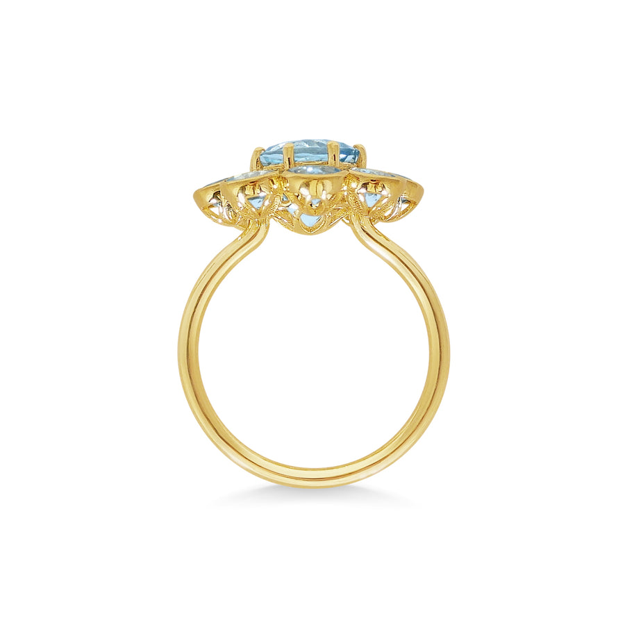 Mega-Marguerite - Aquamarine