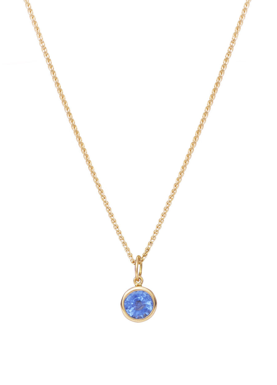 Accroche Coeur - Blue Sapphire