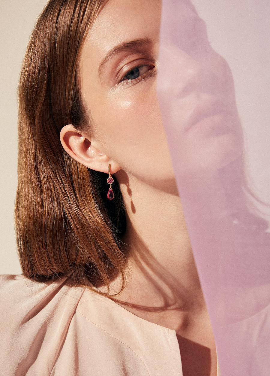 Petites Gouttes D'Or Précieuses - Tanzanite