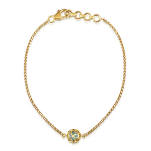 Accroche Coeur - Aquamarine