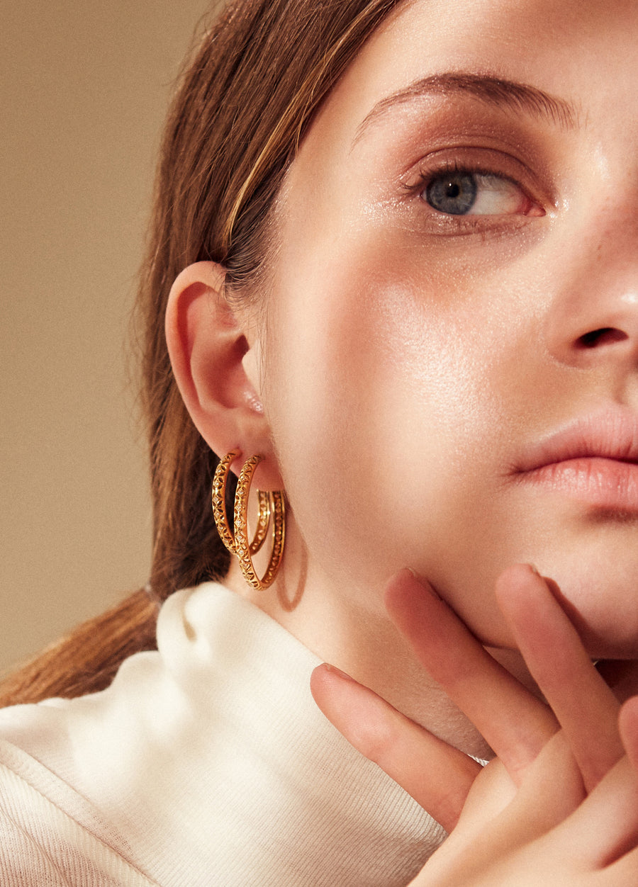 Boucles Dentelle Précieuse - Medium