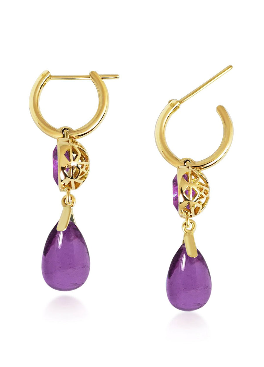 Gouttes D'Or Précieuses - Amethyst