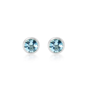 Petits Boutons D'Or - Aquamarine