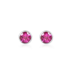 Petits Boutons D'Or - Pink Tourmaline