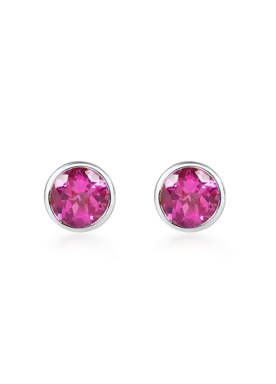 Petits Boutons D'Or - Pink Tourmaline