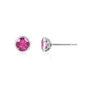 Petits Boutons D'Or - Pink Tourmaline