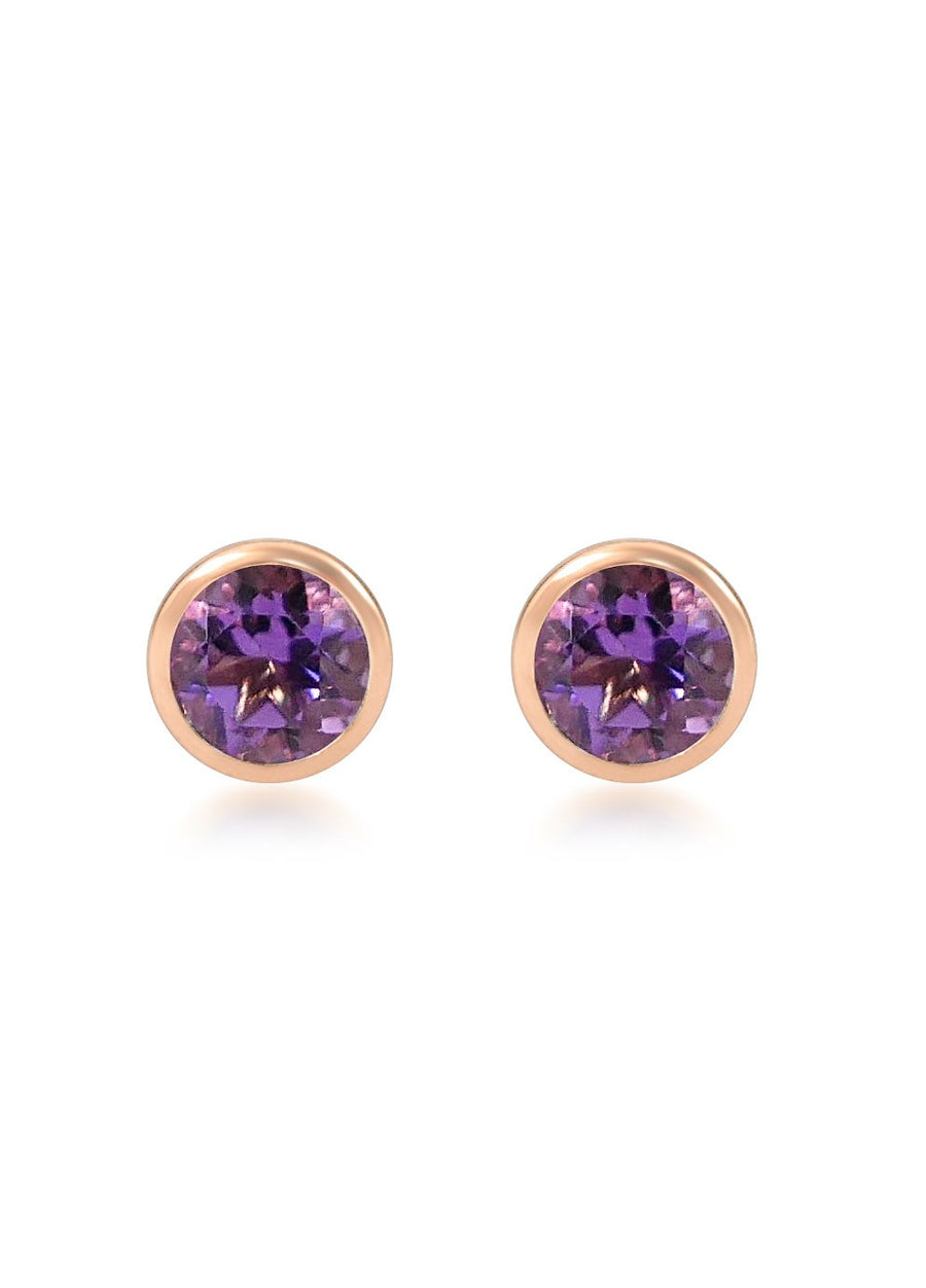 Petits Boutons D'Or - Amethyst