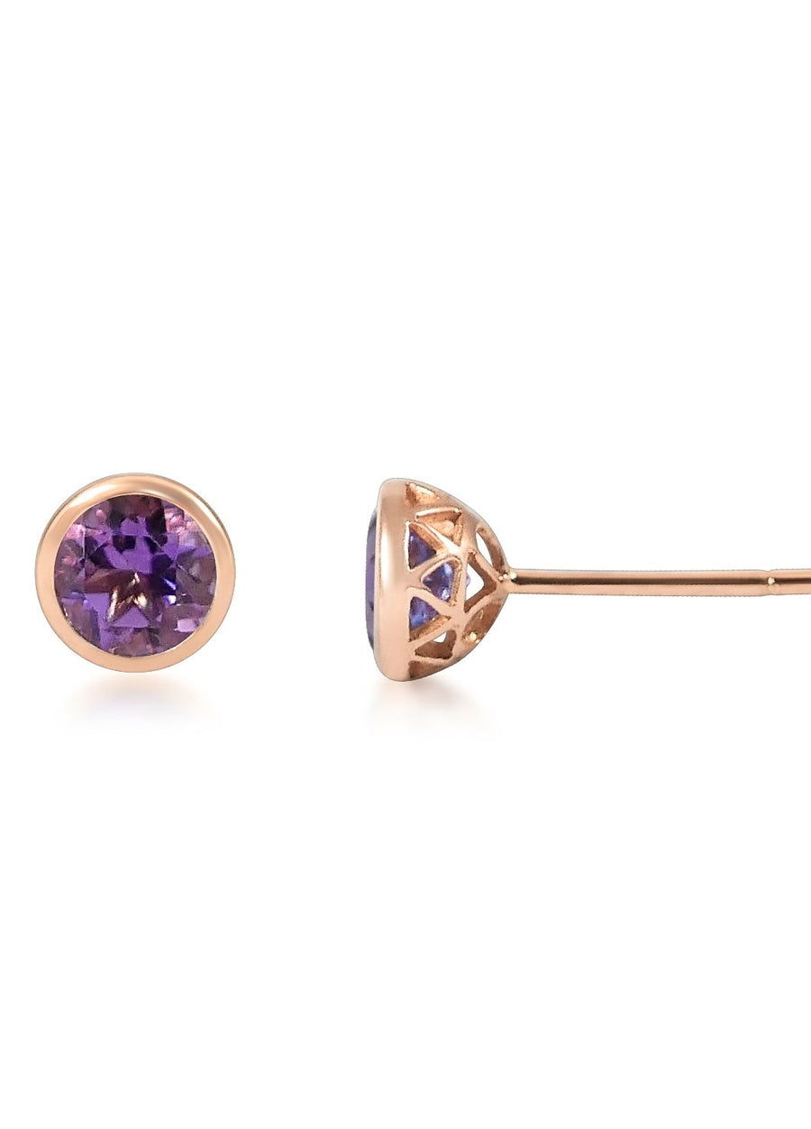 Petits Boutons D'Or - Amethyst