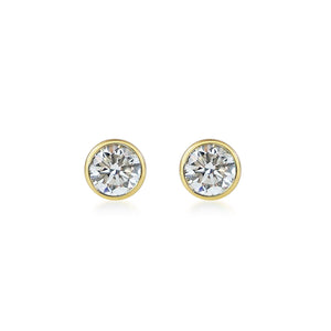 Petits Boutons D'Or - Diamond / 18k Gold