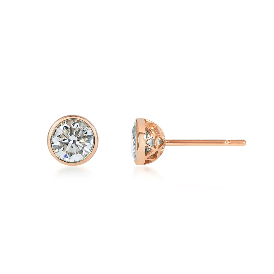 Petits Boutons D'Or - Diamond / 18k Gold