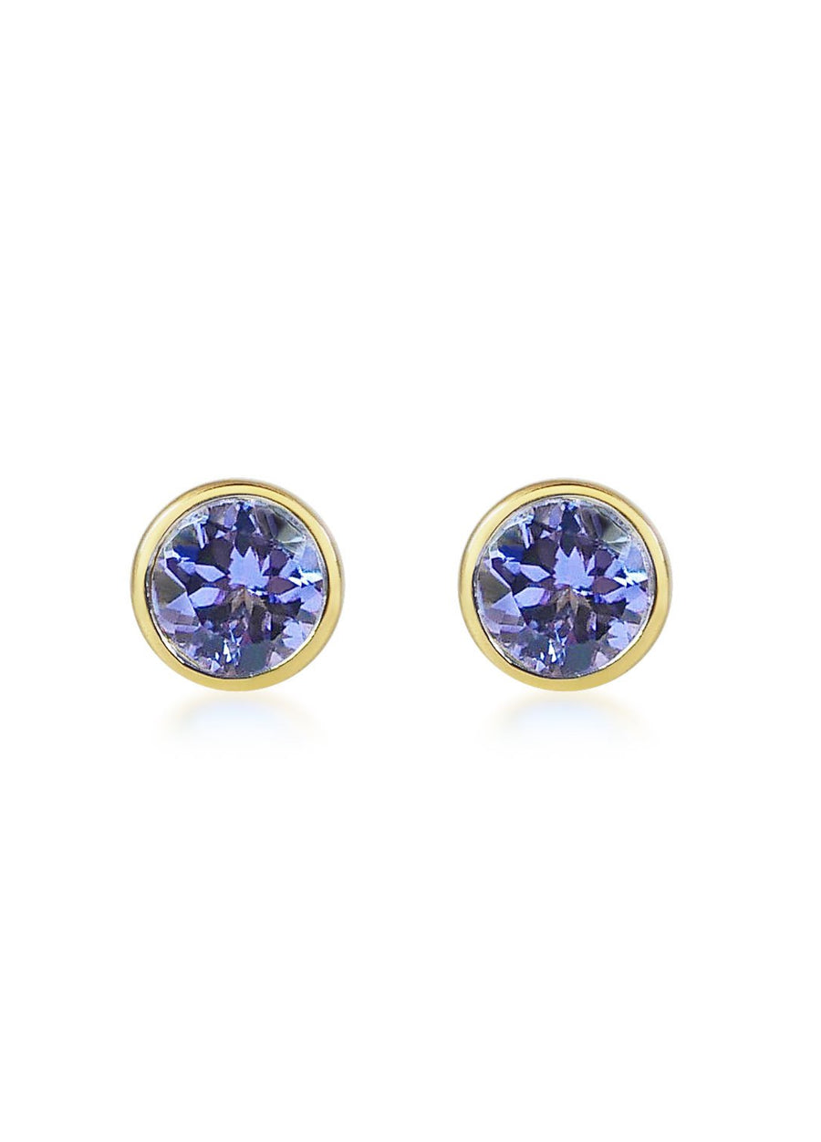 Petits Boutons D'Or - Tanzanite