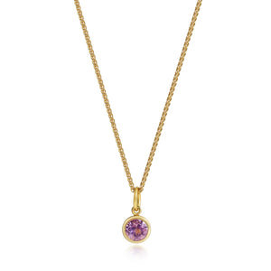 Petit Accroche Coeur - Amethyst