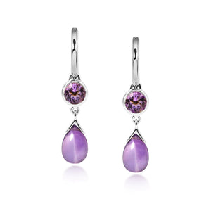 Petites Gouttes D'Or Précieuses - Amethyst