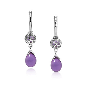 Petites Gouttes D'Or Précieuses - Amethyst