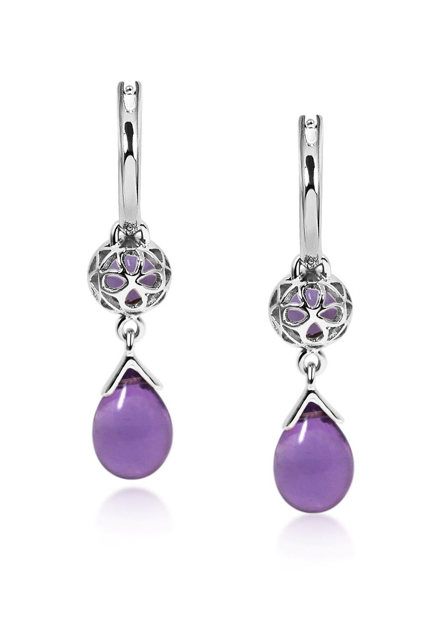 Petites Gouttes D'Or Précieuses - Amethyst