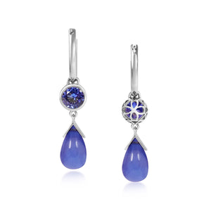 Petites Gouttes D'Or Précieuses - Tanzanite