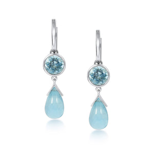 Gouttes D'Or Précieuses - Aquamarine