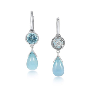 Gouttes D'Or Précieuses - Aquamarine