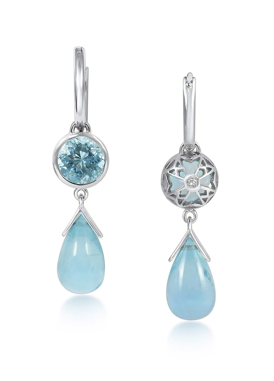 Gouttes D'Or Précieuses - Aquamarine