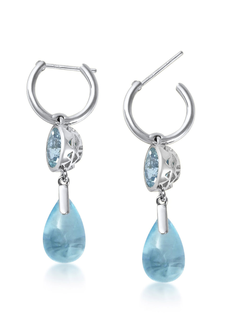 Gouttes D'Or Précieuses - Aquamarine