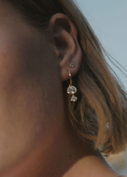 Les Sentimentales Asymmetrical Drops - Diamonds 2,52cts / 18k Gold