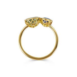 Inséparables - Russian Emerald & Tanzanite