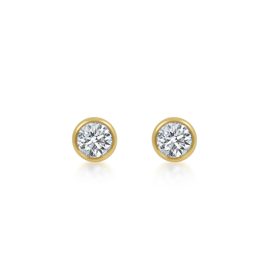 Minis Boutons D'Or  - Diamond 0,40ct / 18k Gold