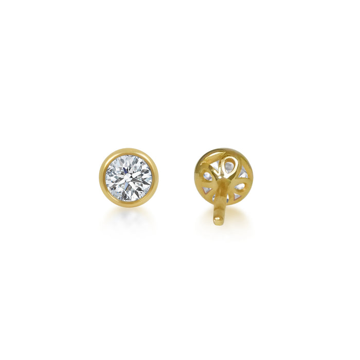Minis Boutons D'Or  - Diamond 0,40ct / 18k Gold