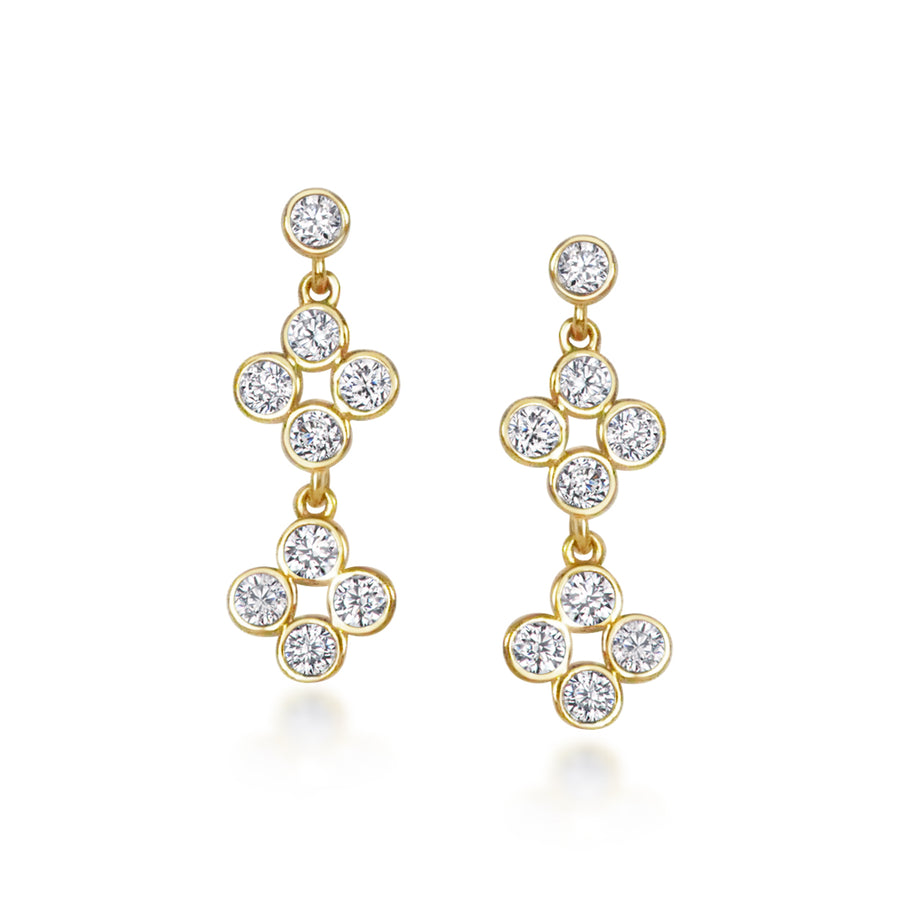 Les Scintillantes Drop - Diamonds 0,63ct / 18k Gold