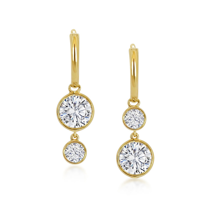 Les Sentimentales Asymmetrical Drops - Diamonds 2,52cts / 18k Gold
