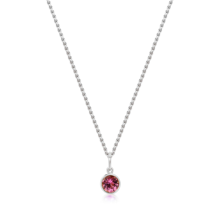 Petit Accroche Coeur - Pink Tourmaline