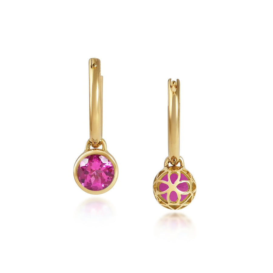 Petites Gouttes D'Or - Pink Tourmaline