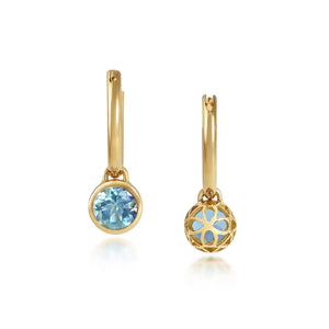 Petites Gouttes D'Or - Aquamarine