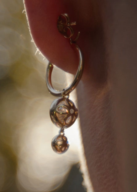 Les Sentimentales Asymmetrical Drops - Diamonds 2,52cts / 18k Gold